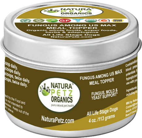 Fungus Among Us Max Meal Topper - Fungus, Mold & Yeast Support* Dogs Cats | Dog Food Toppers | pethousekh
