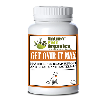 Get Ovir It Max* Master Blend Broad Spectrum Plant Anti Viral Anti Bacterial For Dogs And Cats* | Animal Vitamins & Supplements | pethousekh