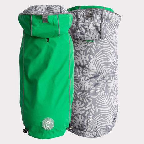 GF Pet Reversible ElastoFit Raincoat, Waterproof and Reflective | Apparel | pethousekh