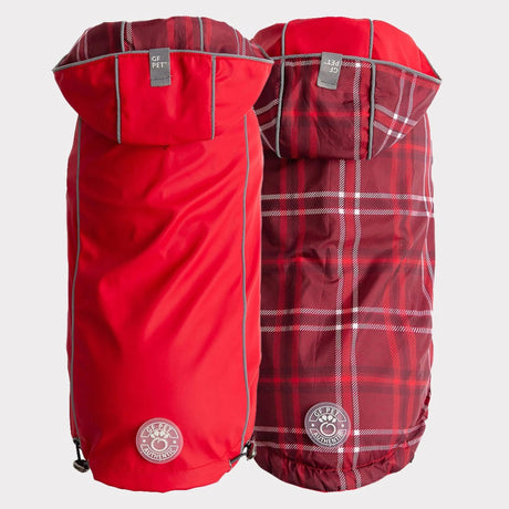 GF Pet Reversible ElastoFit Raincoat, Waterproof and Reflective | Apparel | pethousekh