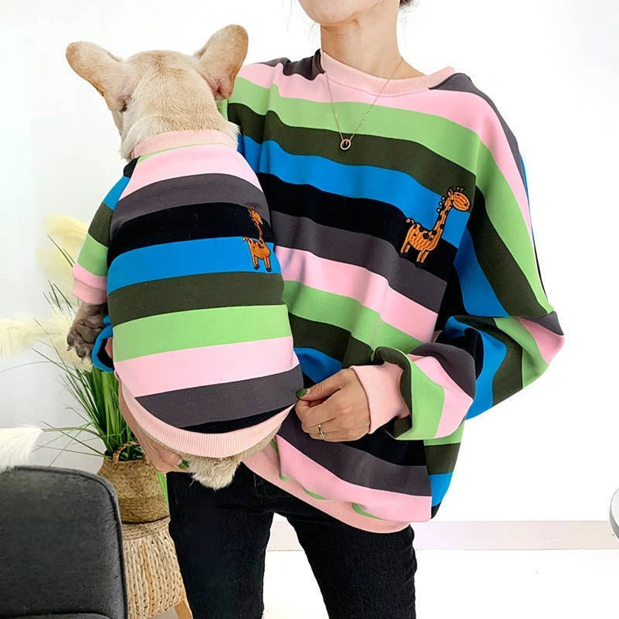 Giraffe Stripe - Matching Pet and Owner Clothing Set | Apparel | pethousekh