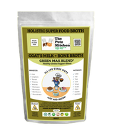 Goats Milk + Bone Broth Green Max Blend* Omega 3 & 6 Vitamin & Mineral Support* The Petz Kitchen Dog & Cat | Animal Vitamins & Supplements | pethousekh