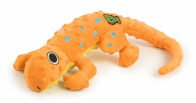 goDog Amphibianz Gecko Squeaky Plush Dog Toy Large | Plush Toys | pethousekh