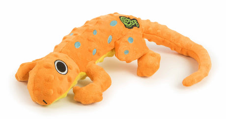goDog Amphibianz Gecko Squeaky Plush Dog Toy Large | Plush Toys | pethousekh