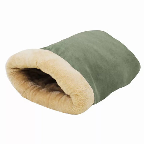 GOOPAWS 4 in 1 Self Warming Burrow Cat Bed, Pet Hideway Sleeping Cuddle Cave | Cat Beds | pethousekh