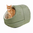 GOOPAWS Cat Cave for Cat and Warming Burrow Cat Bed, Pet Hideway Sleeping Cuddle Cave | Cat Beds | pethousekh