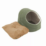 GOOPAWS Cat Cave for Cat and Warming Burrow Cat Bed, Pet Hideway Sleeping Cuddle Cave | Cat Beds | pethousekh