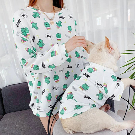 Green Dinosaur - Matching Pet and Owner Clothing Set | Apparel | pethousekh