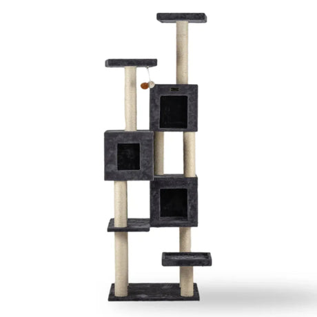 Griant Real Wood Cat Tower for Multiple Cats A8104 | Scratchers | pethousekh