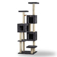 Griant Real Wood Cat Tower for Multiple Cats A8104 | Scratchers | pethousekh