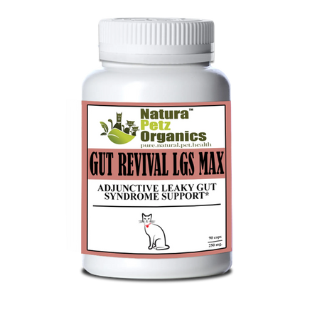 Gut Revival Lgs Max Capsules - Adjunctive Leaky Gut Syndrome Support* For Dogs And Cats | Animal Vitamins & Supplements | pethousekh