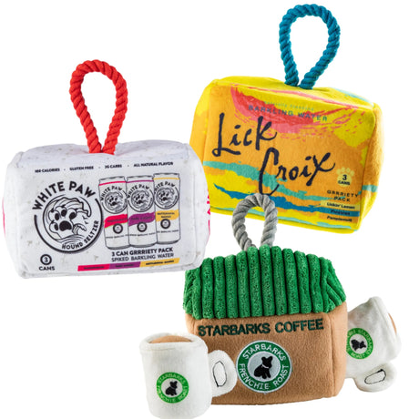 Haute Diggity Dog Interactive Toy Bundle, 3 - Pack Sampler | Dog Toys | pethousekh
