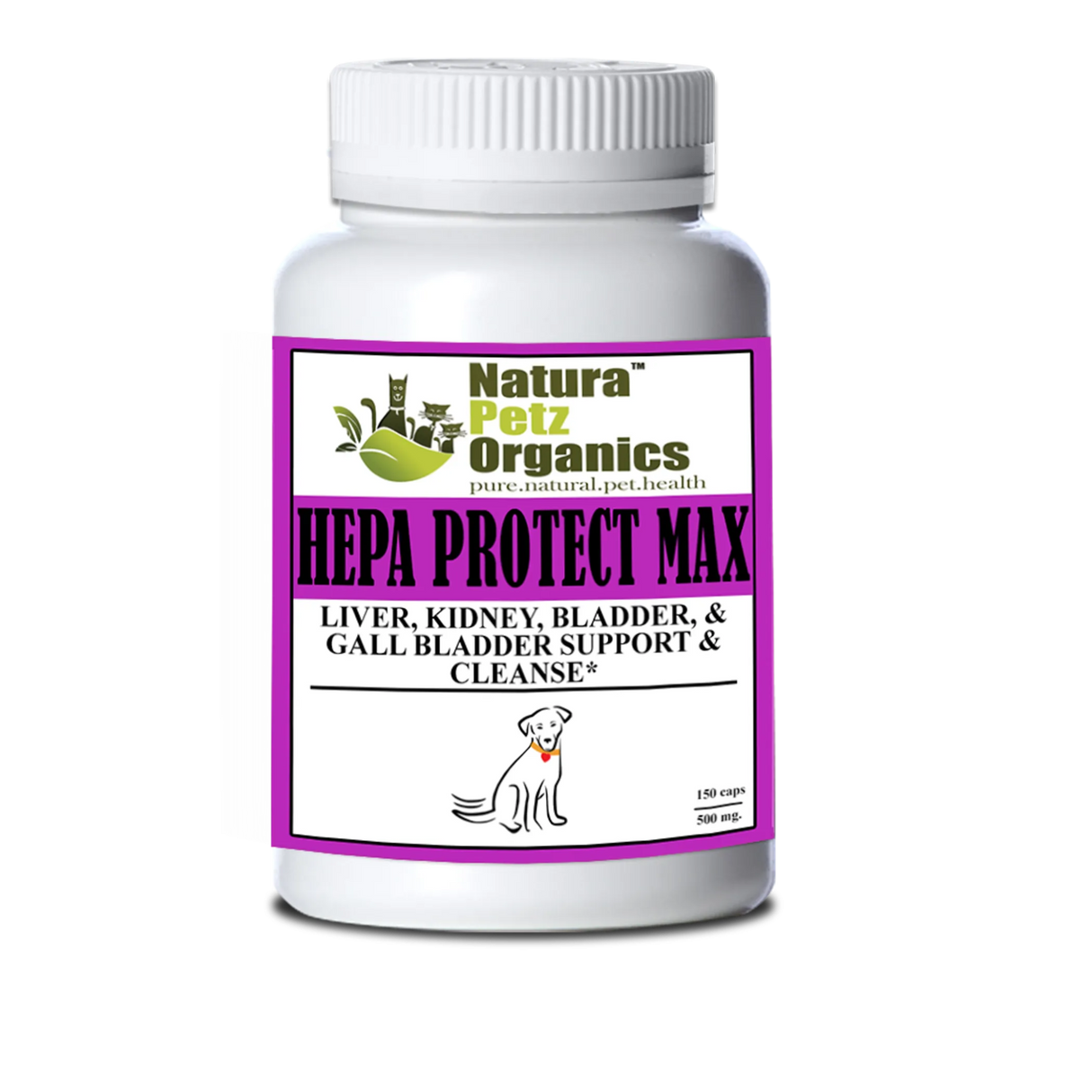 Hepa Protect Max Capsules - Liver, Kidney, Bladder & Gall Bladder Support & Cleanse* | Animal Vitamins & Supplements | pethousekh