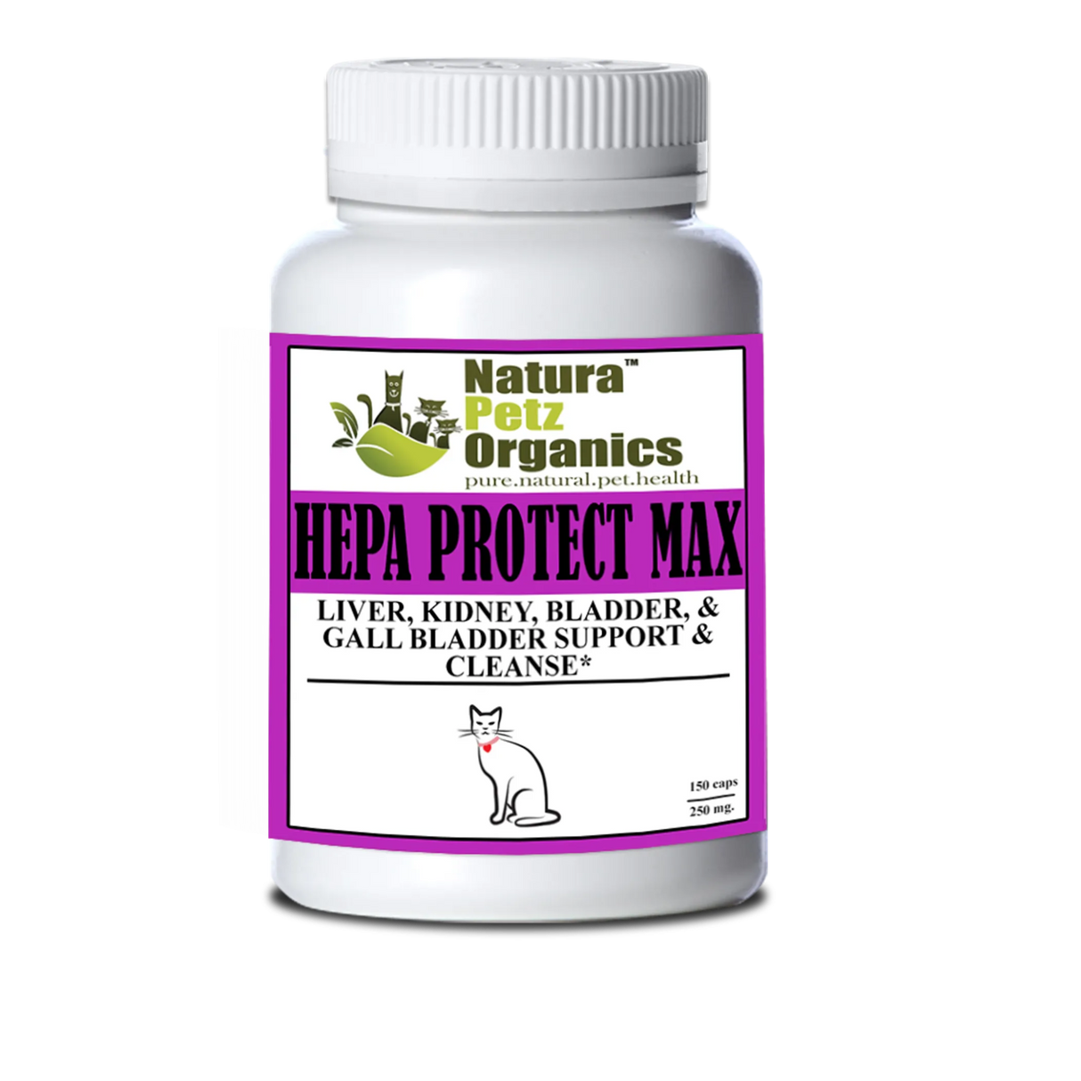 Hepa Protect Max Capsules - Liver, Kidney, Bladder & Gall Bladder Support & Cleanse* | Animal Vitamins & Supplements | pethousekh