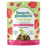Honest To Goodness(TM) Plant Snacks Buddy Boost Cranberry & Pomegranate Recipe Dog Treats 8oz | Biscuits & Crunchy Treats | pethousekh