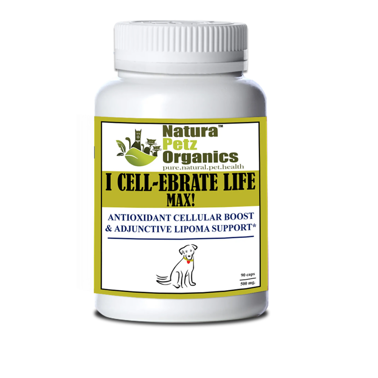 I Cellebrate Life Max - Antioxidant Cellular Boost + Adjunctive Lipoma Support* | Animal Vitamins & Supplements | pethousekh