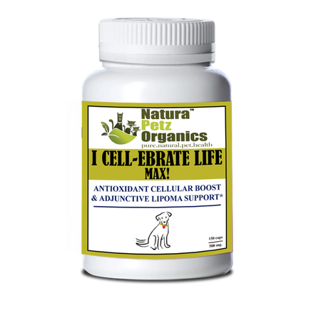 I Cellebrate Life Max - Antioxidant Cellular Boost + Adjunctive Lipoma Support* | Animal Vitamins & Supplements | pethousekh
