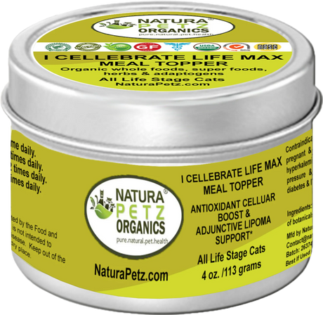 I Cellebrate Life Max Meal Topper - Antioxidant Cellular Boost + Adjunctive Lipoma Support* | Dog Food Toppers | pethousekh