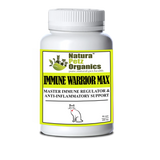 Immune Warrior Max Master Blend Capsules* Immune Regulator & Anti - Inflammatory Support* For Dogs & Cats | Animal Vitamins & Supplements | pethousekh