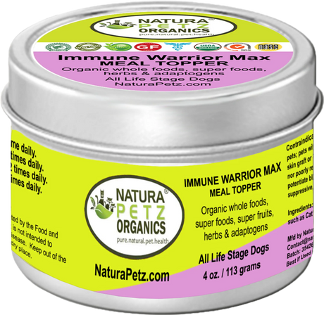 Immune Warrior Max Meal Topper* Master Blend Immune Regulator & Anti - Inflammatory Support* For Dogs & Cats | Dog Food Toppers | pethousekh