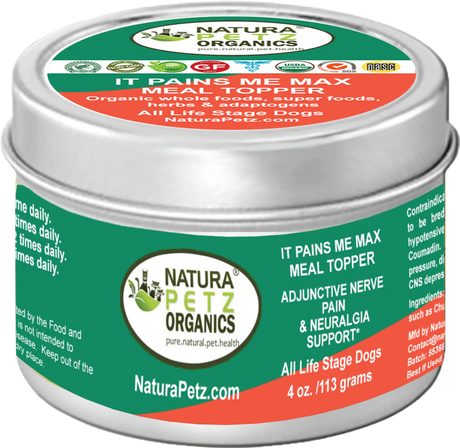 It Pains Me Max Meal Topper* Adjunctive Nerve Pain & Neuralgia Support* Dogs & Cats | Dog Food Toppers | pethousekh