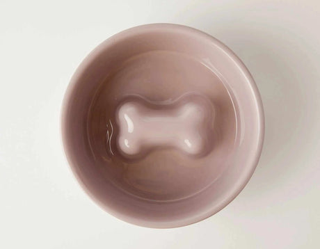 Jax & Bones Bone Slow Feeder Bowl | Bowls | pethousekh