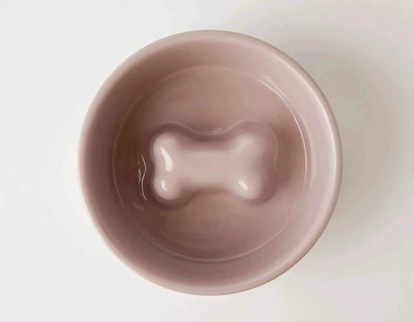 Jax & Bones Bone Slow Feeder Bowl | Bowls | pethousekh