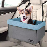 JESPET & GOOPAWS Dog Booster Seats for Cars, Portable Dog Car Seat Travel Carrier with Seat Belt for 24lbs Pets | Pet Carriers | pethousekh