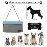 JESPET & GOOPAWS Dog Booster Seats for Cars, Portable Dog Car Seat Travel Carrier with Seat Belt for 24lbs Pets | Pet Carriers | pethousekh