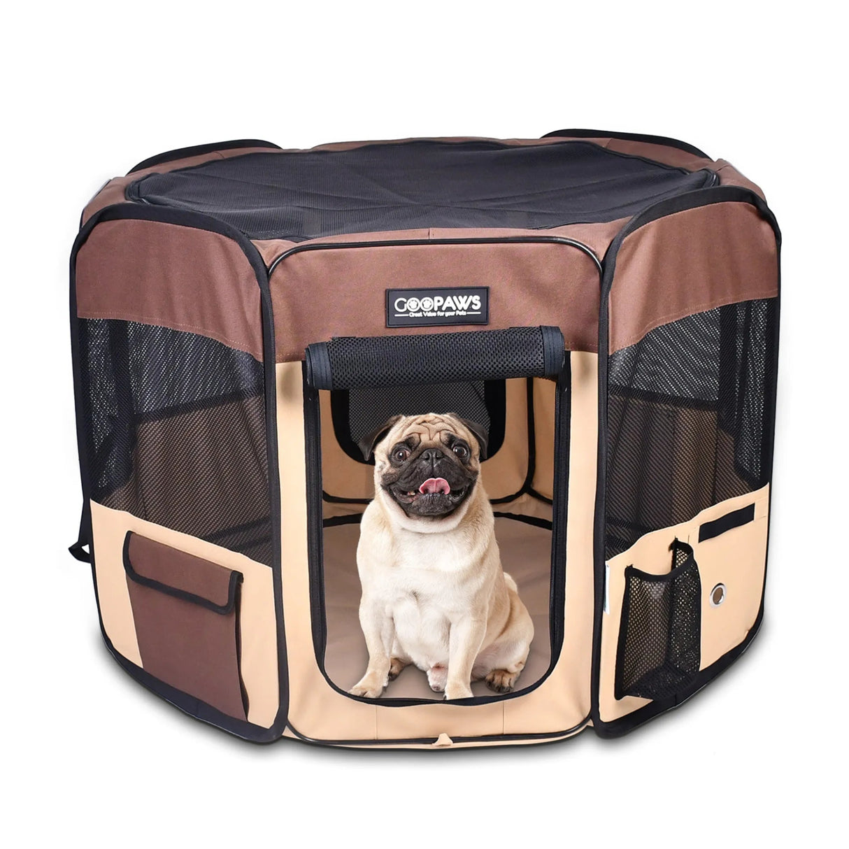 JESPET Portable Dog Playpens 36 - 61 Inch Soft Kennel | Pet Carriers | pethousekh