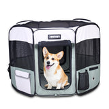 JESPET Portable Dog Playpens 36 - 61 Inch Soft Kennel | Pet Carriers | pethousekh