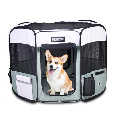 JESPET Portable Dog Playpens 36 - 61 Inch Soft Kennel | Pet Carriers | pethousekh