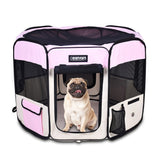 JESPET Portable Dog Playpens 36 - 61 Inch Soft Kennel | Pet Carriers | pethousekh