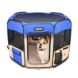 JESPET Portable Dog Playpens 36 - 61 Inch Soft Kennel | Pet Carriers | pethousekh