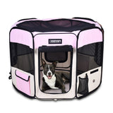 JESPET Portable Dog Playpens 36 - 61 Inch Soft Kennel | Pet Carriers | pethousekh