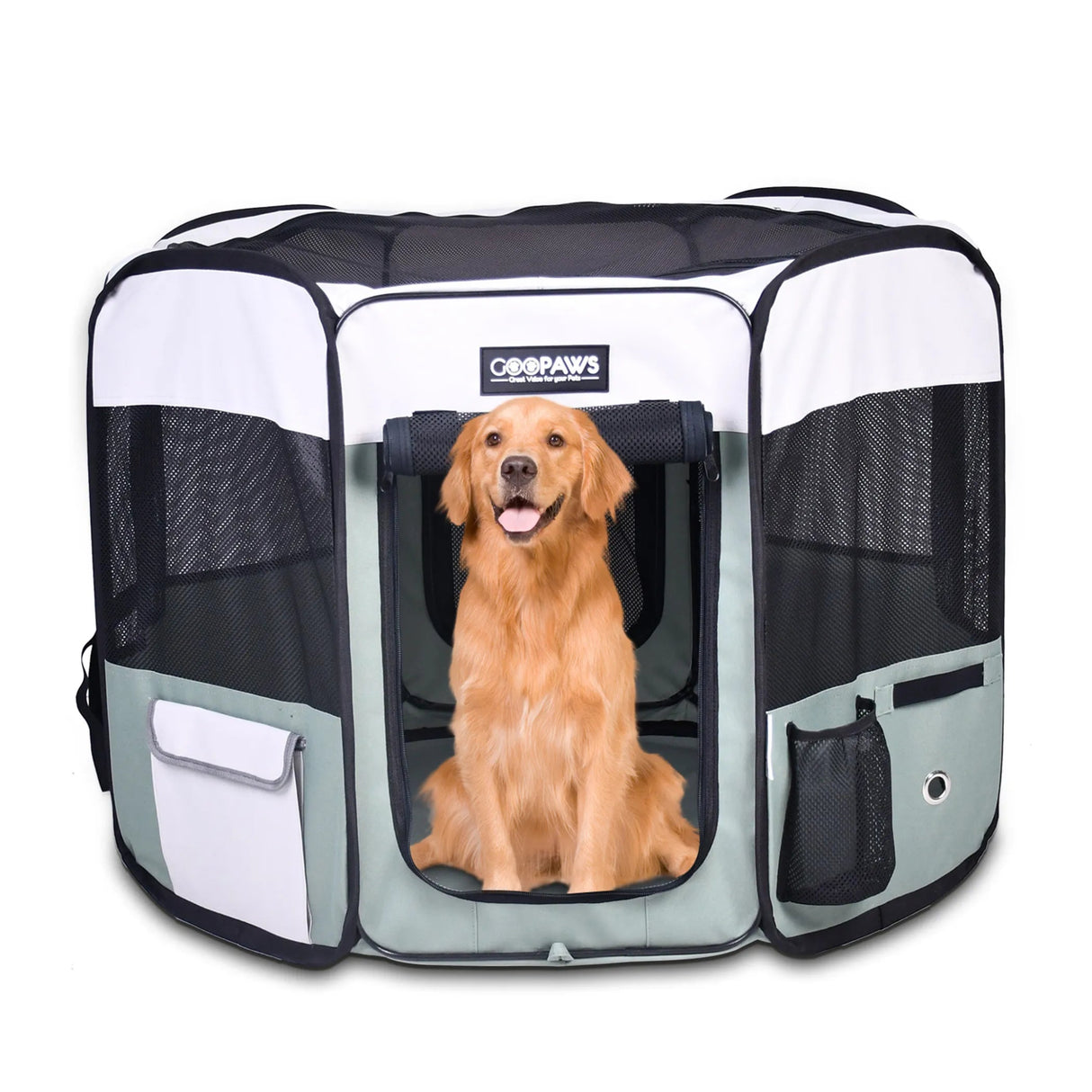JESPET Portable Dog Playpens 36 - 61 Inch Soft Kennel | Pet Carriers | pethousekh