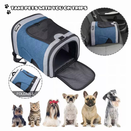 JESPET Soft Pet Backpack Carrier for Small Dogs, Travel Essential | Pet Carriers | pethousekh