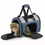 JESPET Soft - Sided Kennel Pet Carrier for Small Dogs, Cats, Puppy, Airline Approved Cat Carriers Dog Carrier Collapsible, Travel Handbag & Car Seat | Pet Carriers | pethousekh