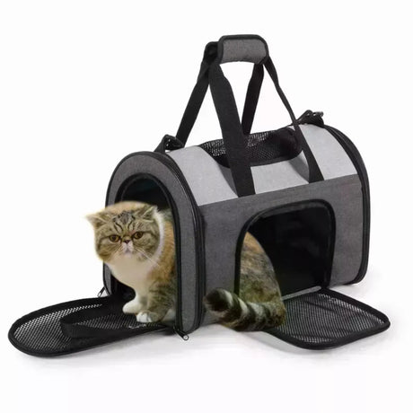 JESPET Soft - Sided Kennel Pet Carrier for Small Dogs, Cats, Puppy, Airline Approved Cat Carriers Dog Carrier Collapsible, Travel Handbag & Car Seat | Pet Carriers | pethousekh