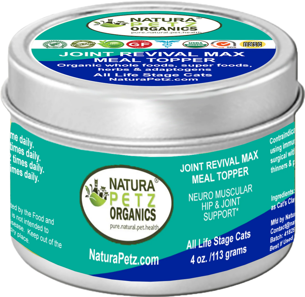 Joint Revival Max Master Blend Meal Topper* Neuro Muscular Hip & Joint Support* Master Blend For Dogs & Cats* | Dog Food Toppers | pethousekh