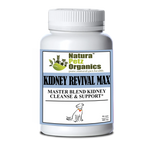 Kidney Revival Max Master Blend Kidney Cleanse & Support Capsules* Adult & Senior Dogs | Animal Vitamins & Supplements | pethousekh