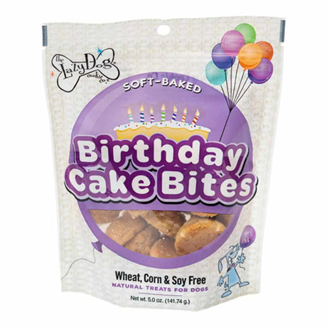 Lazy Dog Birthday Cake Bites Dog Treat 5oz | Soft & Chewy Treats | pethousekh