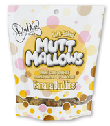Lazy Dog Mutt Mallows Banana Buddies Dog Treat 5oz | Soft & Chewy Treats | pethousekh