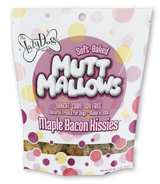 Lazy Dog Mutt Mallows Maple Bacon Kissies Dog Treat 5oz | Soft & Chewy Treats | pethousekh