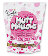 Lazy Dog Mutt Mallows Strawberry Smoochies Dog Treat 5oz | Soft & Chewy Treats | pethousekh