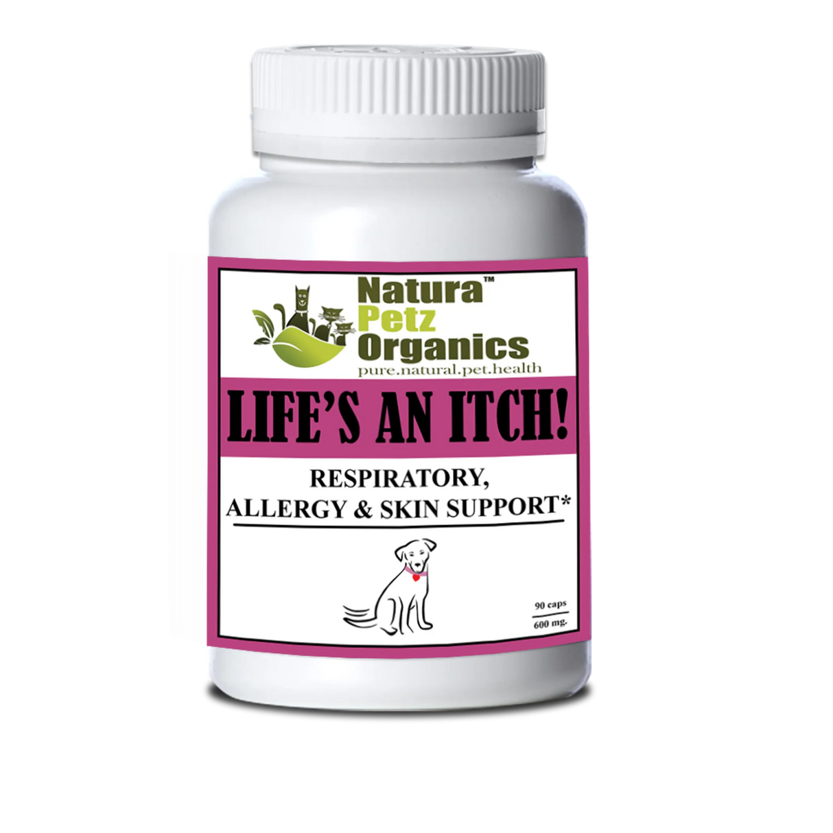 Life'S An Itch Capsules - Respiratory, Allergy & Skin Support* Capsules For Dogs & Cats* | Animal Vitamins & Supplements | pethousekh