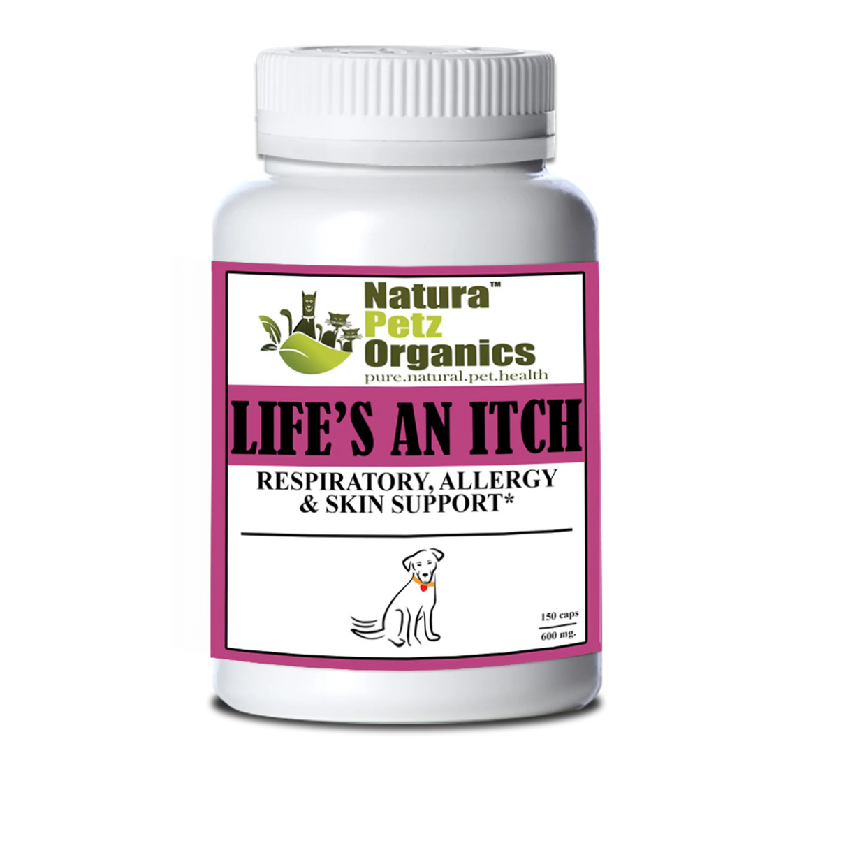 Life'S An Itch Capsules - Respiratory, Allergy & Skin Support* Capsules For Dogs & Cats* | Animal Vitamins & Supplements | pethousekh
