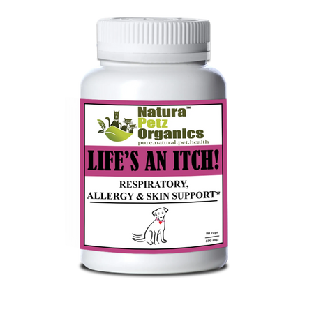 Life'S An Itch Capsules - Respiratory, Allergy & Skin Support* Capsules For Dogs & Cats* | Animal Vitamins & Supplements | pethousekh