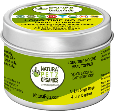 Long Time No See Meal Topper* Vision & Ocular Health Support* In Dogs And Cats* | Dog Food Toppers | pethousekh