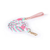 Luxe Royal Leather Rope Leash and Collar Set - Size: | Pack Of: 1 | Dog Collars | pethousekh